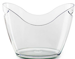 VA27 Vasque à champagne transparente de 7L